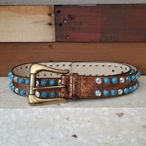 GUESS BELT WITH FASHION GEMS SIZE MEDIUM!